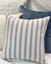 ลายทาง สีน้ำเงิน (Cotton Stripe - Blue)